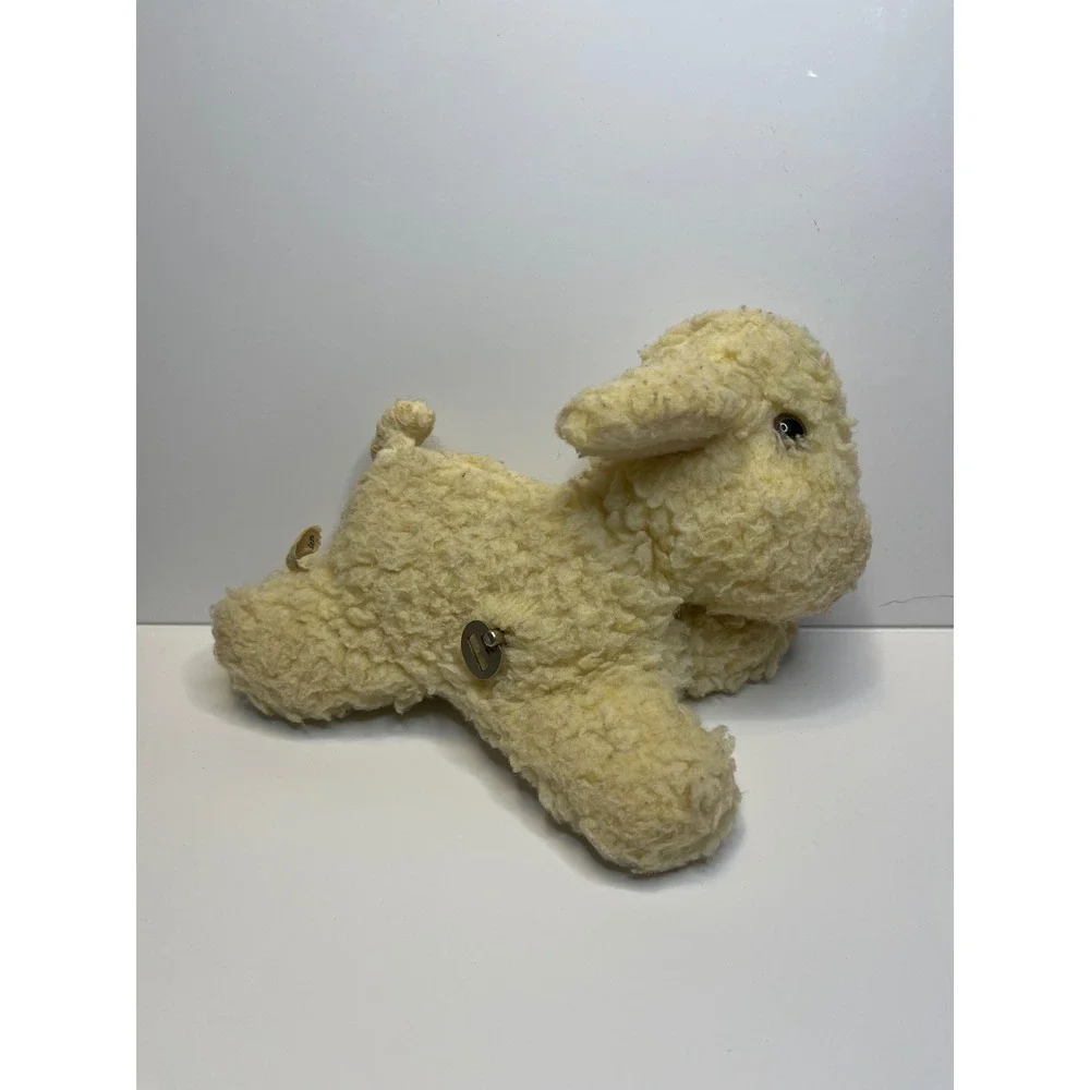 Eden Toys Inc Plush lamb Toy Winding Mechanism Vintage wind up does no‎ work